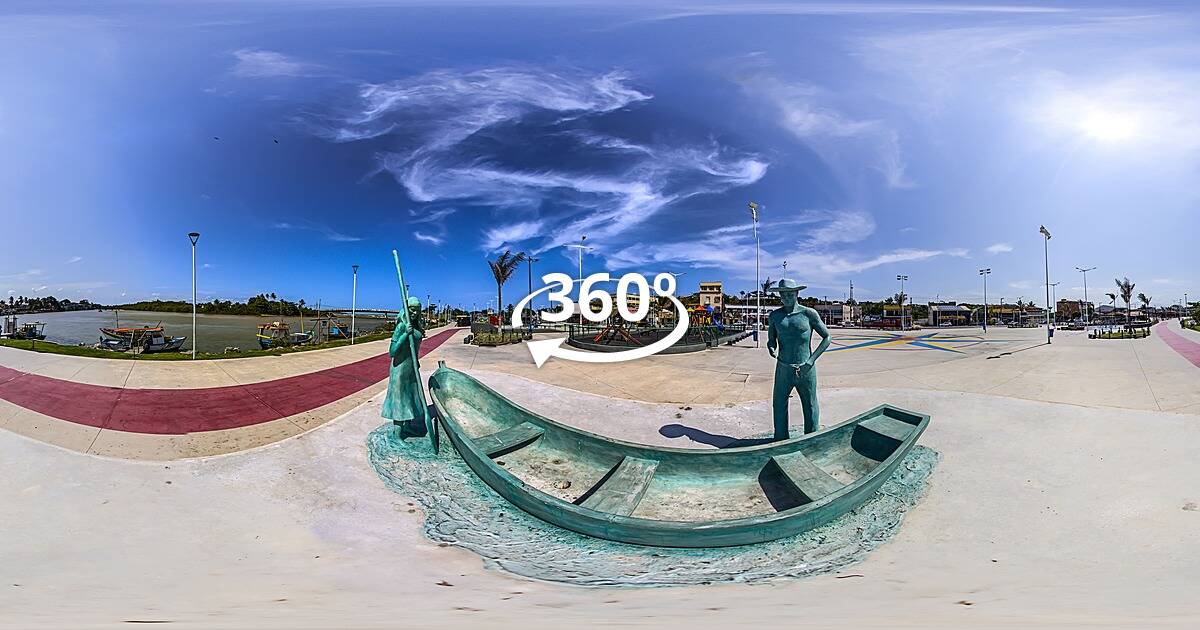 Tour virtual de Praça dos Pescadores - Nova Almeida Serra ES